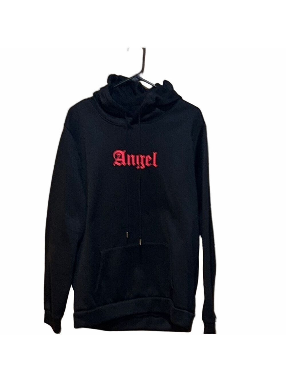 SHEIN Black Red Hooded Sweatshirt Extra Large